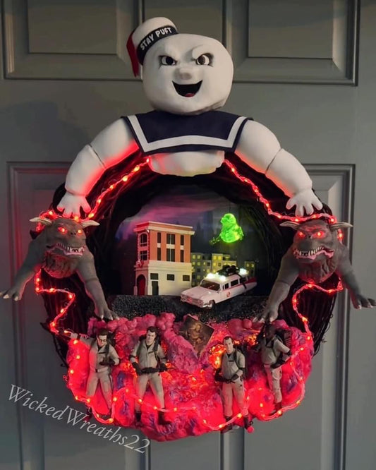 Ghostbusters wreath