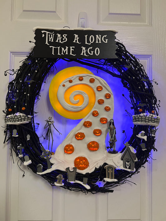 Nightmare Before Christmas Wreath