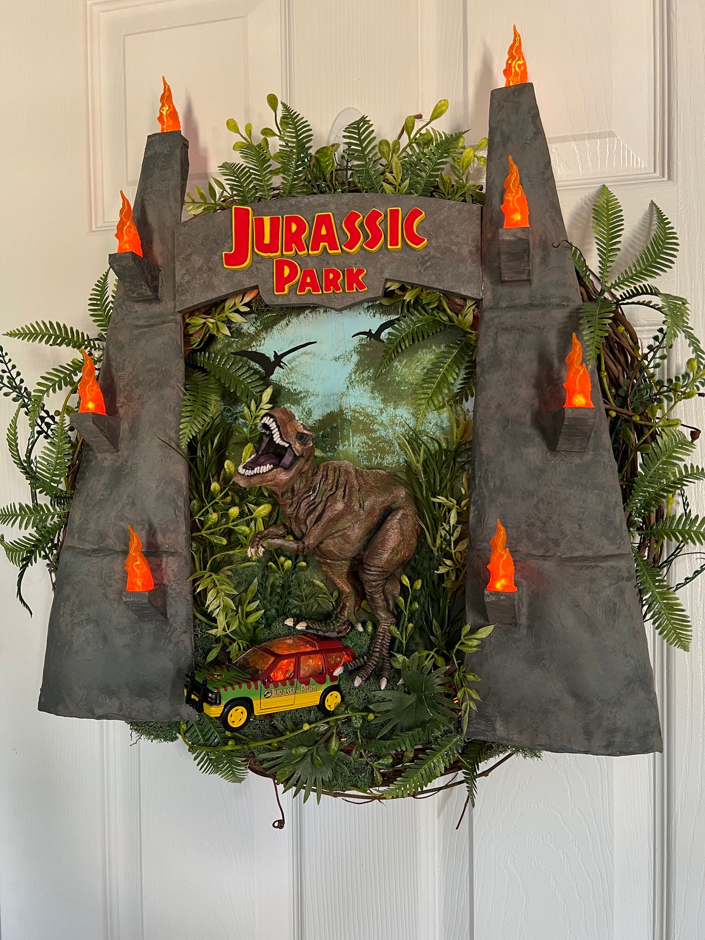 Jurassic Park wreath