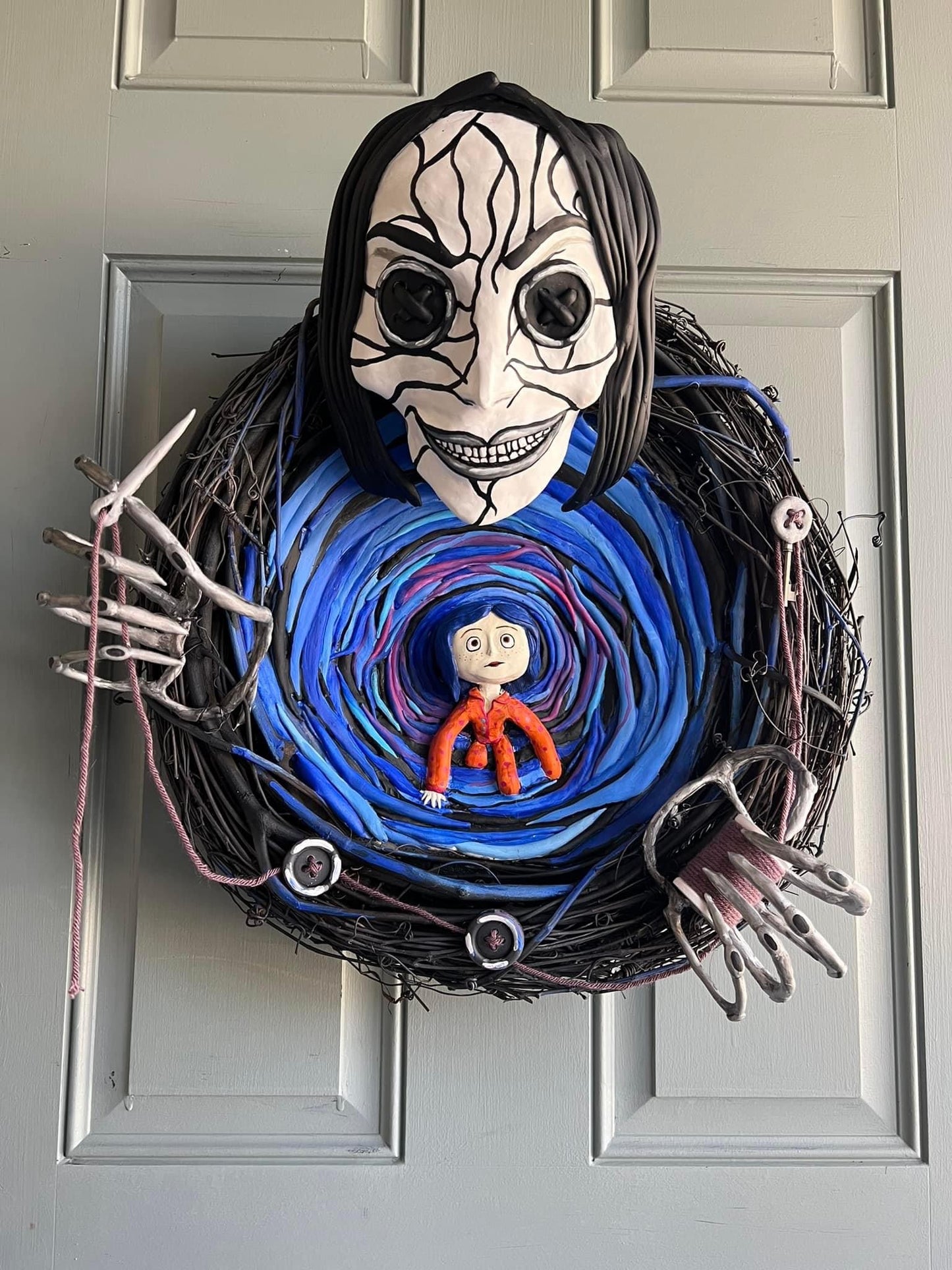 Coraline/Other Mother wreath